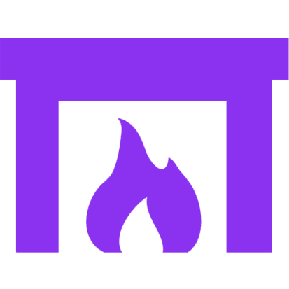 open fire