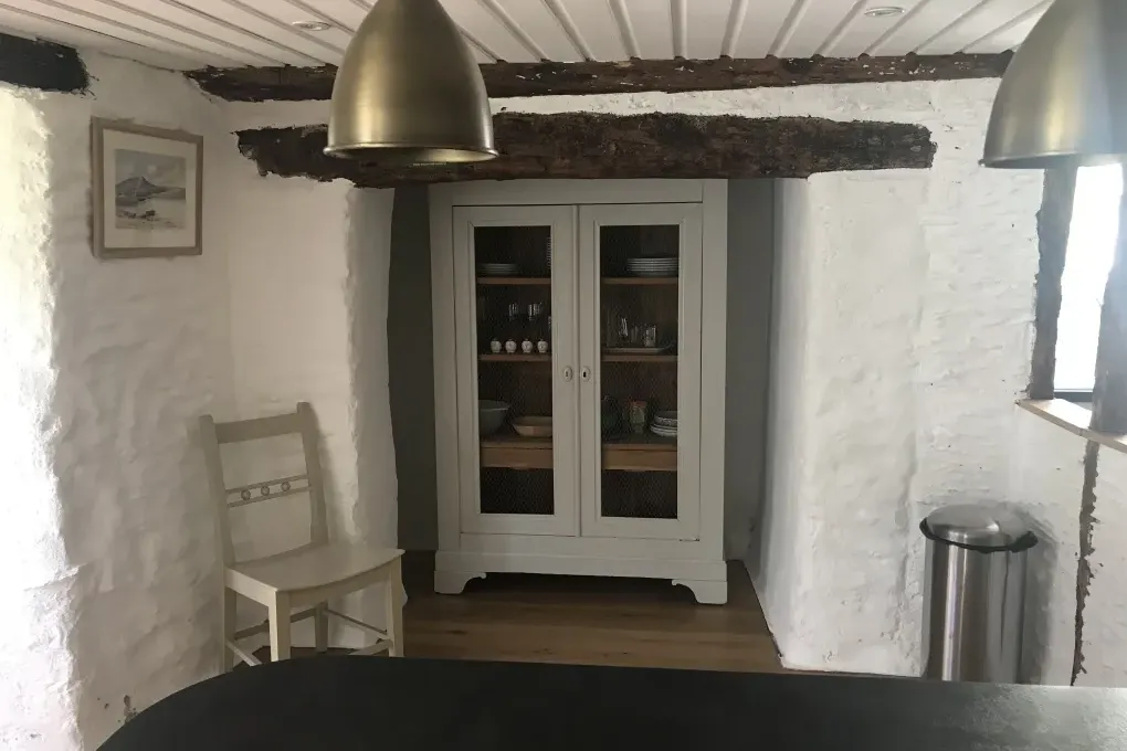 Middle Stolford Cottage inglenook