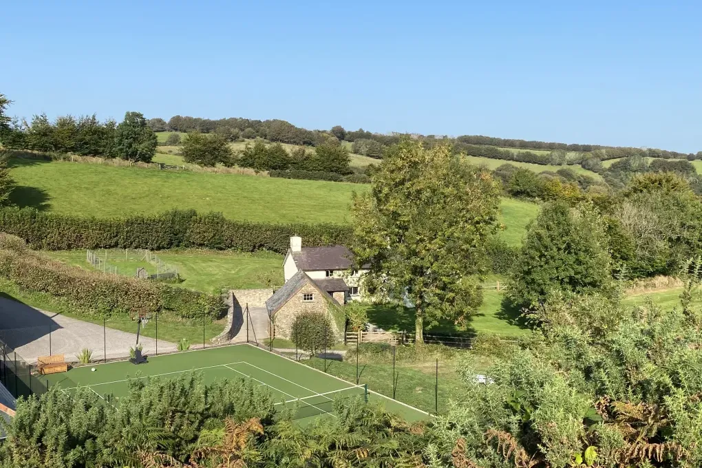 View of Middle Stolford And surrounding countryside