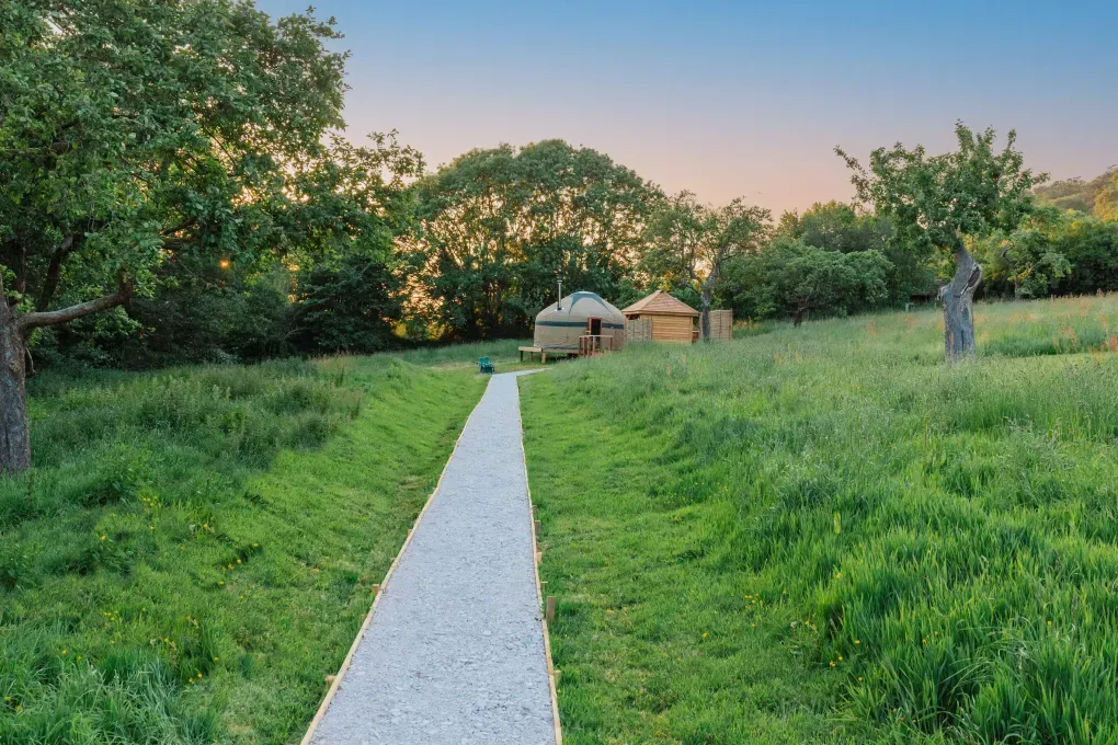 Orchard Yurt, Allerford