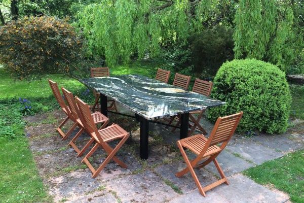 Beautiful outdoor dining space