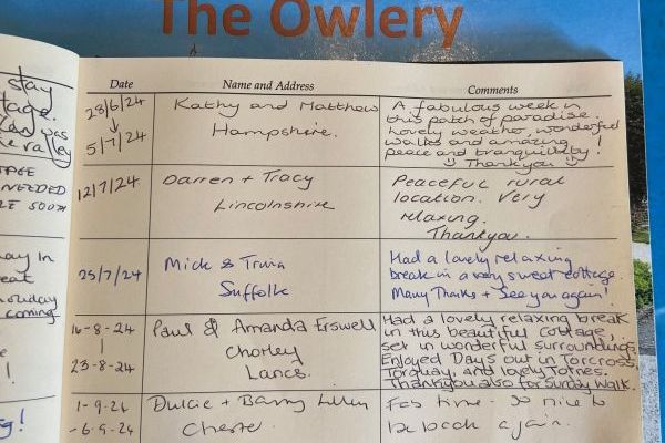 The Owlery, romantic couples' cottage