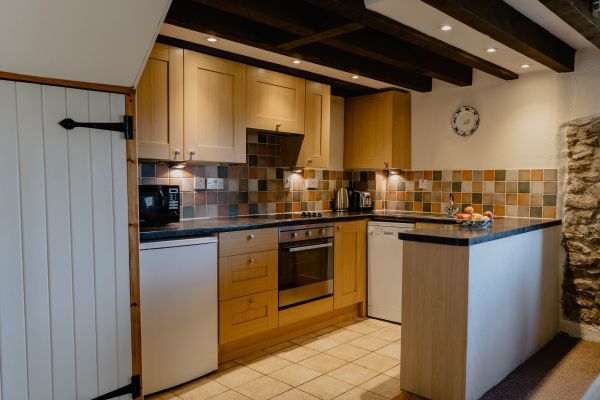 Well equipped kitchen in Garden Cottage