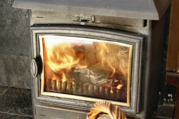 Log-burners at Dittiscombe