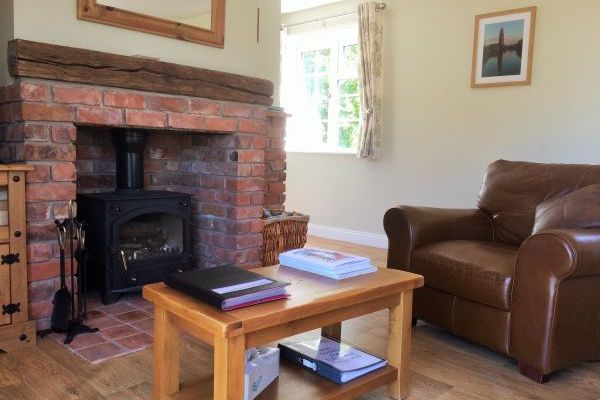 Living Room with Log Burner