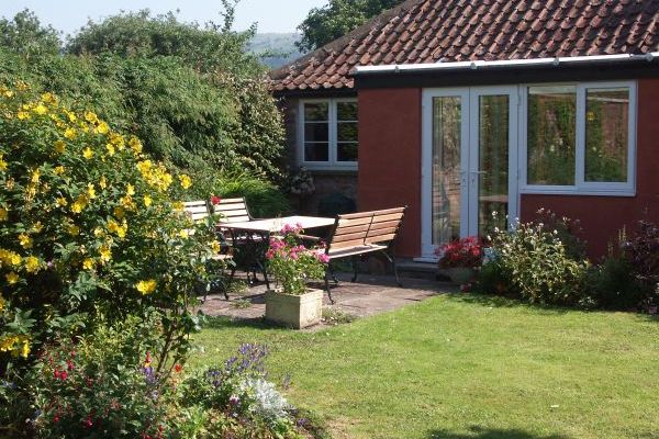 Conservatory access to sun terrace
