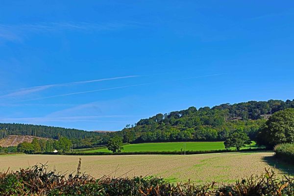 Field Barn sleeps 2, with a private Steam Room and AirCon!