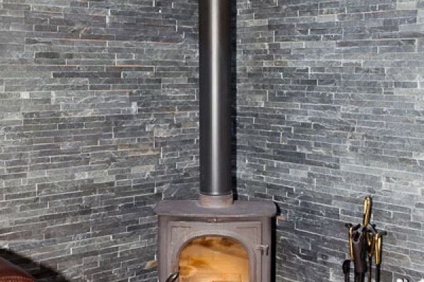 Woodburning Stove at 2 Eden Cottage