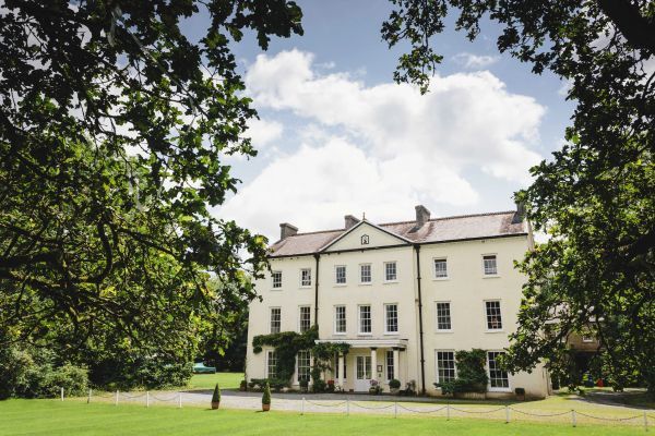 Front of Mansion  snowdonia